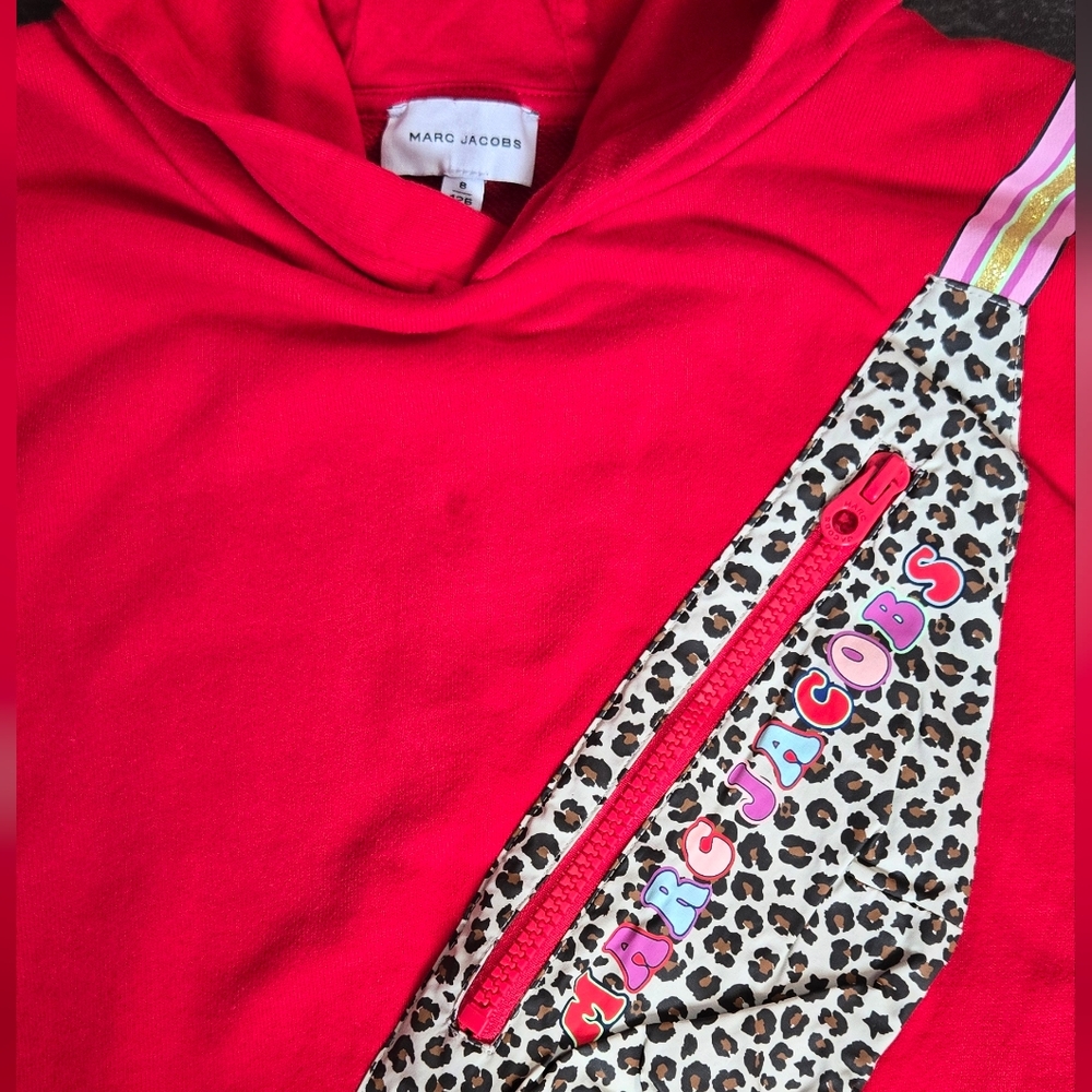 MARC JACOBS Kids Red Hoodie - Picture 3 of 4